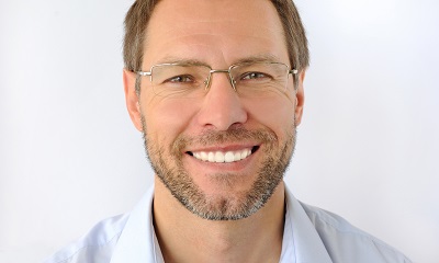 male dentist smiling